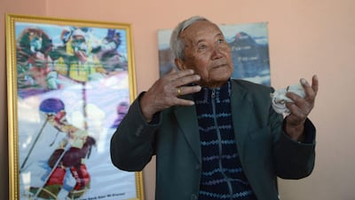 Nepalese mountaineer Min Bahadur Sherchan, an 85-year-old former Gurkha, is making a bid to reclaim his title as the world's oldest person to summit Mount Everest. A Guinness World Record certificate hangs proudly in Min Bahadur Sherchan's Kathmandu home and by the end of this year's spring climbing season he hopes to have a second one hanging next to it. Prakash Mathema/AFP