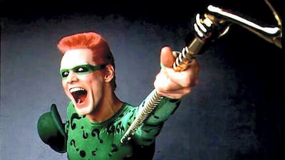 Jim Carrey in 'Batman Forever'. Warner Bros. Pictures