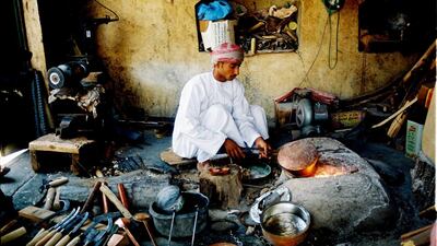 Jalal Al Khamis, one of the recipients of a loan approved as part of Oman's self-employment financing scheme, used the money to start a lathe machine workshop in Bidbid, a town north-west of Oman. Saleh Al Shaibany