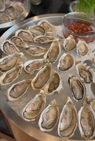 Premium seafood is on offer at Sevilla's Saturday family lunch. Photo: Al Raha Beach resort
