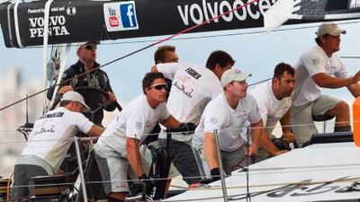 Abu Dhabi Ocean Racing left their rivals trailing to win a shortened opening in-port stage of the Volvo Ocean Race on Saturday as the 11th edition of the eight-month, 39,000 nautical mile event began off Alicante, Spain.