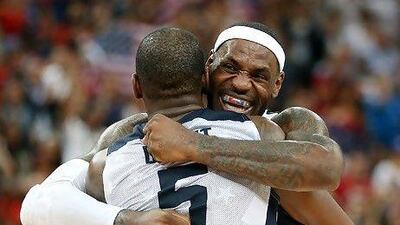 LeBron James is the only player other than Michael Jordan to win an MVP, an NBA title and Olympic gold in one year. Christian Petersen / Getty Images