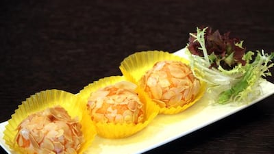 Moon cakes at the Royal China Dubai restaurant