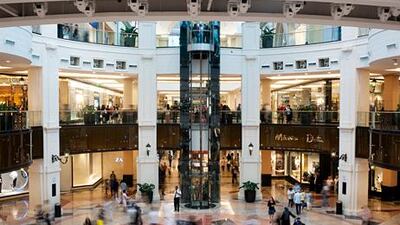 Shoppers make their rounds of Dubai’s Mall of the Emirates. The number of retail stores in Dubai has grown at a fast pace in the past 10 years. Sarah Dea/ The National