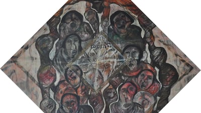 Kamala Ibrahim Ishaq's 'Untitled' (“Zaar”), 1973. Barjeel Art Foundation