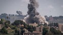 Smoke rises after an Israeli air strike on June 2 in Nabatieh, Lebanon. Getty Images