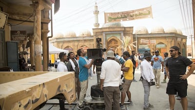 Behind the scene on the set of Tiger Zinda Hai at twofour54's Kizad backlot. Courtesy twofour54