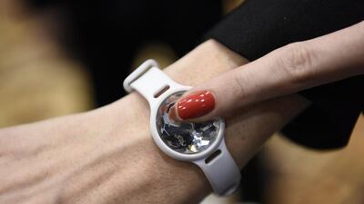 The Misfit Swarovski Shine fitness and sleep tracker. David Paul Morris / Bloomberg