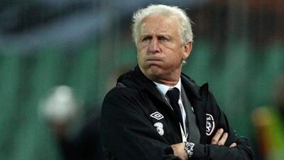 Ireland's head coach Giovanni Trapattoni