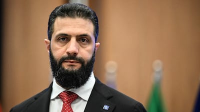 Syrian President Ahmad Al Shara. AFP