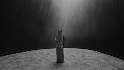 A visitor inside the ‘Gorge’ at Finland's pavilion. Photo: Expo 2020 Dubai