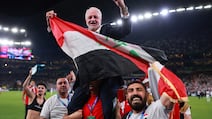Iraq coach Graham Arnold after securing qualification for the 2026 World Cup. Getty Images