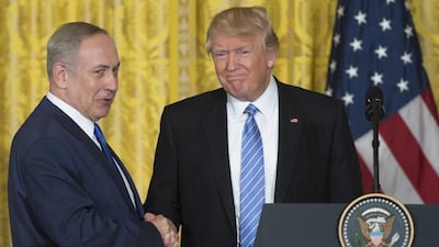 While Donald Trump has embraced Israel, he has a questionable record on anti-semitism. Saul Loeb / AFP Photo