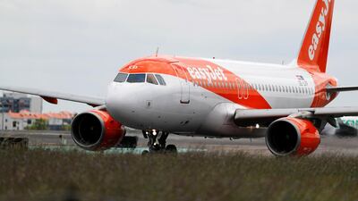 An easyJet plane at Lisbon's airport, Portugal. The carrier expects profit to soar. Reuters