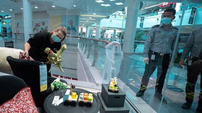 ... And at Festival Plaza and Dubai Festival City malls in Dubai. Victor Besa / The National