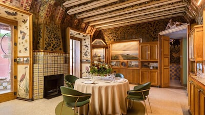 The kitchen area of Casa Vicens. Courtesy Airbnb