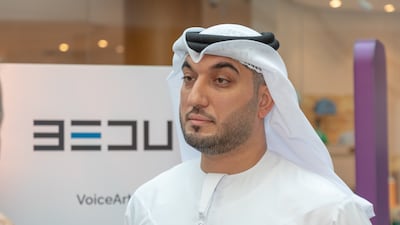 Amin Al Zarouni, chief executive of Bedu, believes that blockchain and AI can transform how businesses are operating. Photo: Bedu
