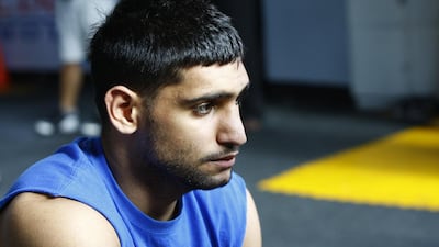 Amir Khan has won six consecutive fights since his 2012 loss to Danny Garcia. Mike Young / The National