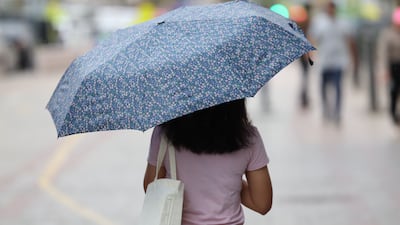 Clouds in the east are likely to bring rain to parts of the UAE this weekend. Chris Whiteoak / The National