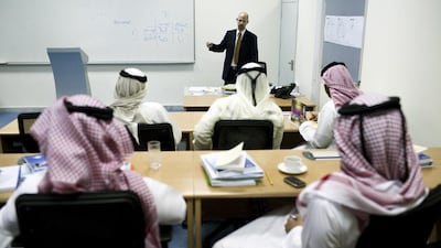 Dean Hoke of Edu Alliance says he is hopeful that the Government will commit to new funding for the education sector, which is critical for the development of the knowledge economy . Andrew Henderson / The National