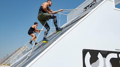 Some of the obstacles include Wrong Way Around (that requires them to tackle a 10-foot wall) and Drop and Roll (for those prepared for a crawl).