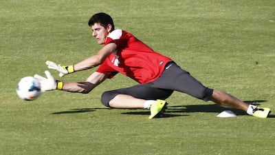 Atletico Madrid's Belgian goalkeeper Thibaut Courtois. EPA