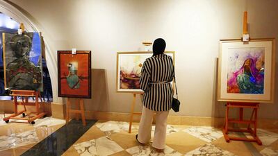 Among artists featured are Esma Stasiak, Khaled Zaytoun, Linda Mohamed and Sahar Arsha.