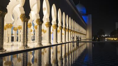 2. Sheikh Zayed Grand Mosque in Abu Dhabi. Reem Mohammed / The National