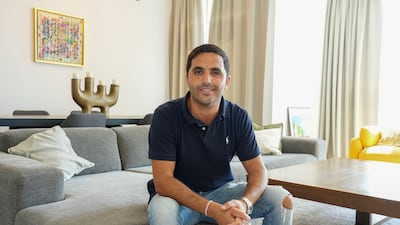 Guillaume Nassif pays Dh155,000 annual rent for an apartment in Parkside B Residence on Reem Island in Abu Dhabi. All photos: Pawan Singh for The National
