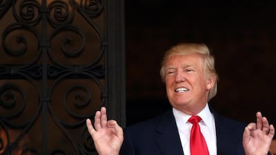 Donald Trump’s protectionist rhetoric may empower US carriers in their mud-slinging with their Middle Eastern peers. Carlos Barria / Reuters