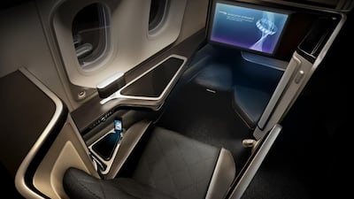 Inside the First Class cabin on British Airways' Boeing 787-9. Courtesy Jonny Clark
