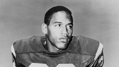Simpson when he played at the University of Southern California. Getty Images