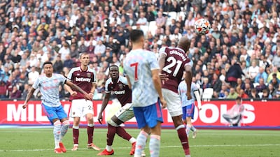 Kurt Zouma - 8: Had been a very impressive league debut for the Hammers until he gave Lingard too much space to fire home the second goal – and also should have conceded late penalty for foul on Ronaldo. Before then, the former Chelsea man had looked unbeatable on the ground and in the air. Getty