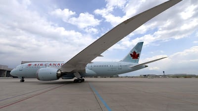 Air Canada’s Boeing 787 Dreamliner taxis towards a hangar after landing at Pearson International Airport in Toronto. Aaron Harris / Reuters
