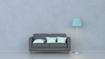 Keep your choice of furniture simple. Getty