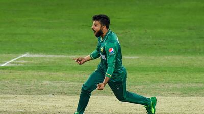 Leg-spinner Shadab Khan has become a reliable white-ball bowler. AFP