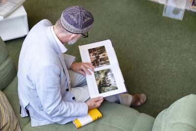 Idris Mears has always been a voracious reader - he read a series on Scottish history when he was just nine years old. Reem Mohammed / The National