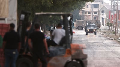 Clashes erupted after Israeli soldiers demolished the building in Nablus. AFP