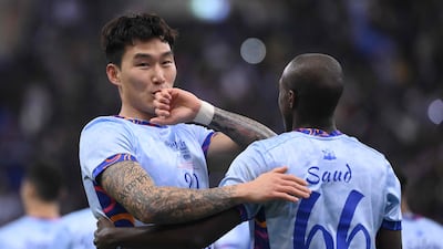 Riyadh All-Star's South Korean defender Jang Hyun-soo levels at 3-3. AFP