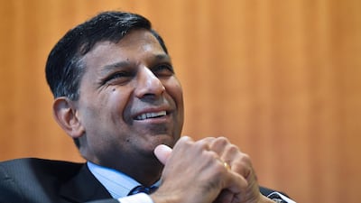 Reserve Bank of India (RBI) governor Raghuram Rajan speaks during an event in central London on May 13, 2016. AFP