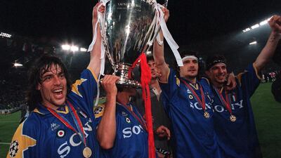 1996: Juventus win their second and most recent Uefa Champions League title after beating Ajax on penalties following a 1-1 draw. Action Images