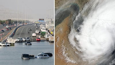 The floods in Dubai this year may have reminded some of Cyclone Gonu in 2007, which killed 10 people in Fujairah. Chris Whiteoak/ The National / AFP
