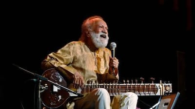 In this picture, from February 2012, Shankar performs a concert in Bangalore. Aijaz Rahi / AP