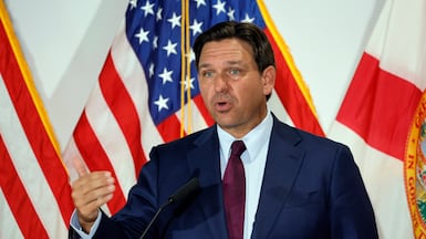 Florida Governor Ron DeSantis made the announcement in a social media post on X. Getty Images