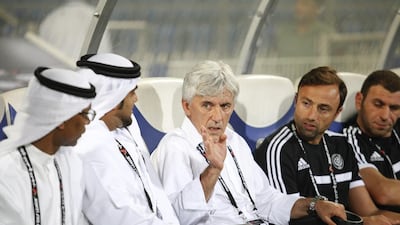 Ivan Jovanovic, centre, is aware that even small things can be a deciding factor in tense matches such as the local derby. Sarah Dea / The National