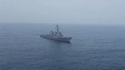 Iranian troops reportedly warned a US destroyer to stay out of territorial waters in the Gulf of Oman. Photo: Tasnim