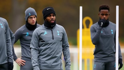Danny Rose of Tottenham Hotspur, centre. Getty