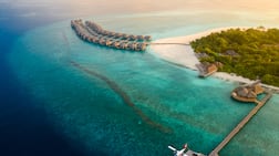 The hotel is reachable via a 90-minute seaplane ride. Photo: JA Manafaru