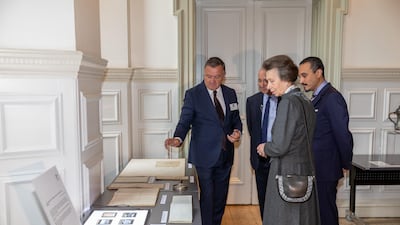 Princess Anne is the patron of the Royal Geographical Society, which awarded Philby its Gold Medal for his exploration of Arabia.