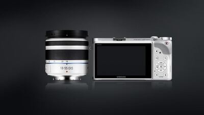 The NX300 smart camera. Courtesy Samsung